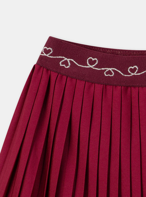 Red SKIRT LIRAMETTE 1 / 24H2PF91JUPD307