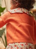 Long-sleeved orange cardigan GAANNE / 23H1BF71CARE413