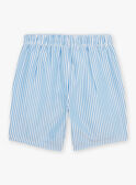 Ecru swim shorts with stripes print FRYMAILLAGE / 23E4PGM4MAI001
