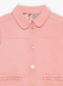 Pink twill jacket FIDORETTE / 23E2PFD1VESD318