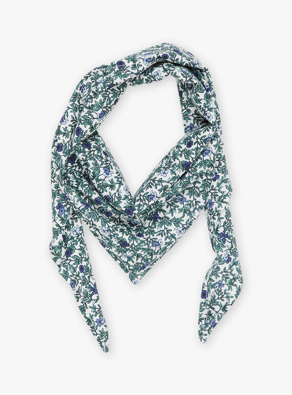 Floral print scarf FUSKETTE / 23E4PFC2ECH001