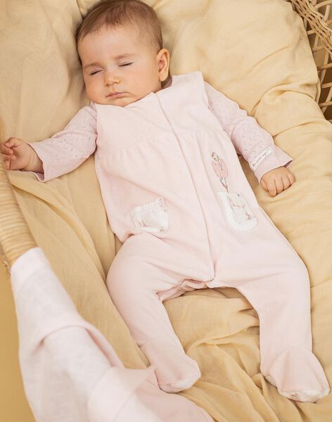 Baby Girl Pajama & Vest Set DOMITILE / 22H0NF11ENS001