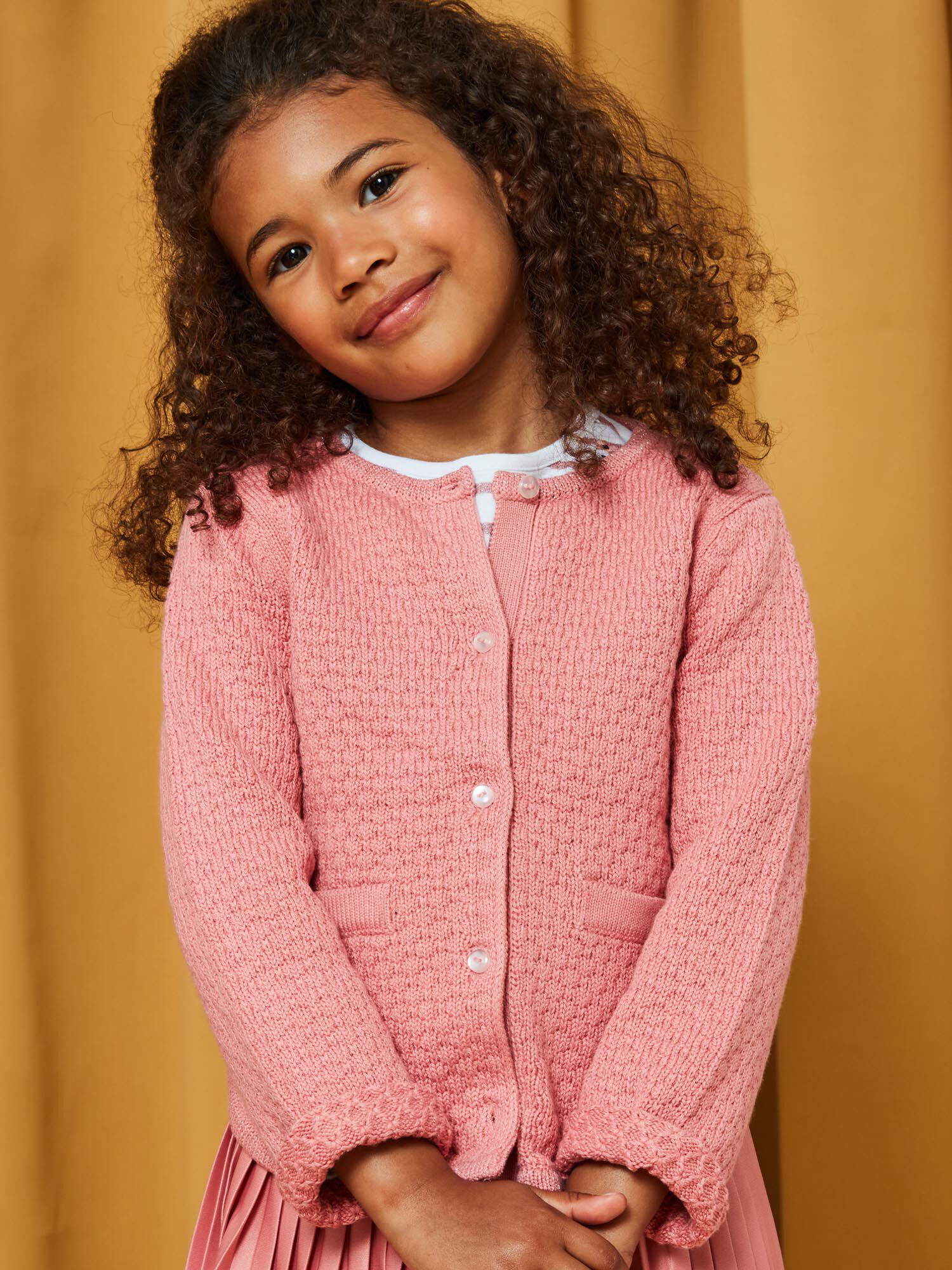 Deep pink hotsell cardigan