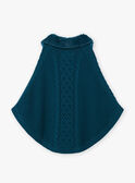 Girl's duck blue poncho BOFIONETTE / 21H2PF91PON714