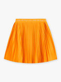 Pleated skirt in yellow jersey GRIJUPETTE 1 / 23H2PFO2JUPB101