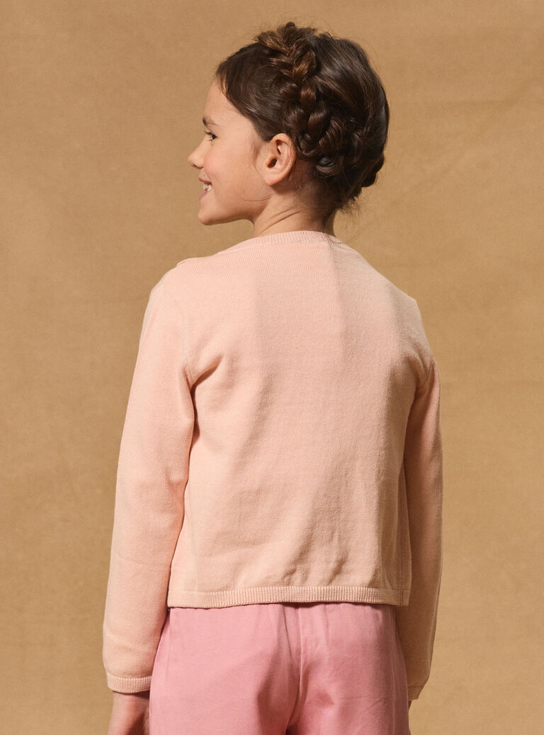 Peach CARDIGAN MIXCAETTE 2 / 25E2PF52CAR311