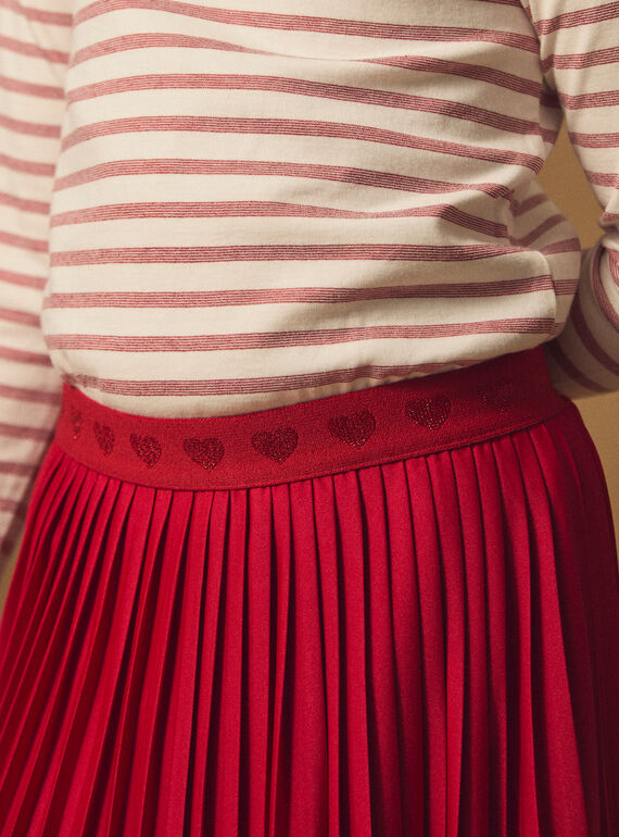 Red SKIRT NIXAMETTE 2 / 25H2PFH3JUPF510