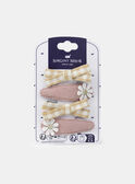 Old rose HAIRCLIP NYKHOUETTE / 25H4PF74BRT303