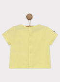 Golden yellow T-shirt RYDENIS / 19E1BGS1TMC106