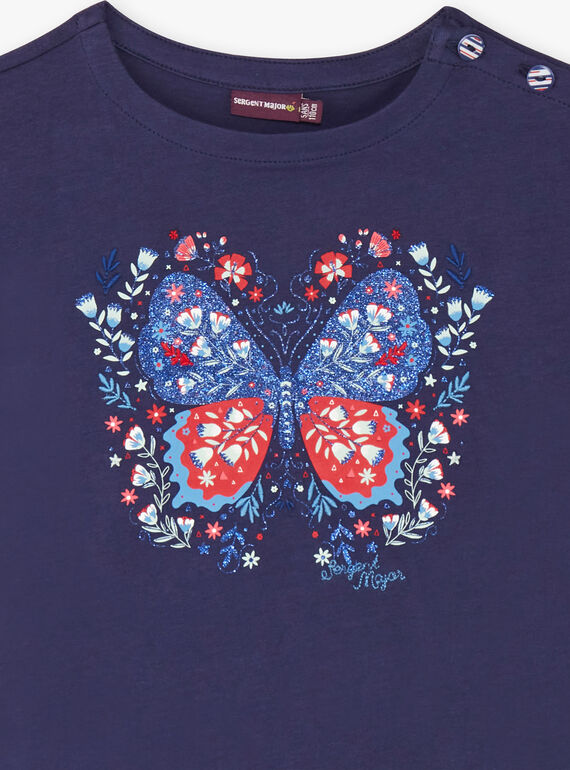 T-shirt short sleeves blue horizon child boy ZOTISETTE / 21E2PFB1TMC216