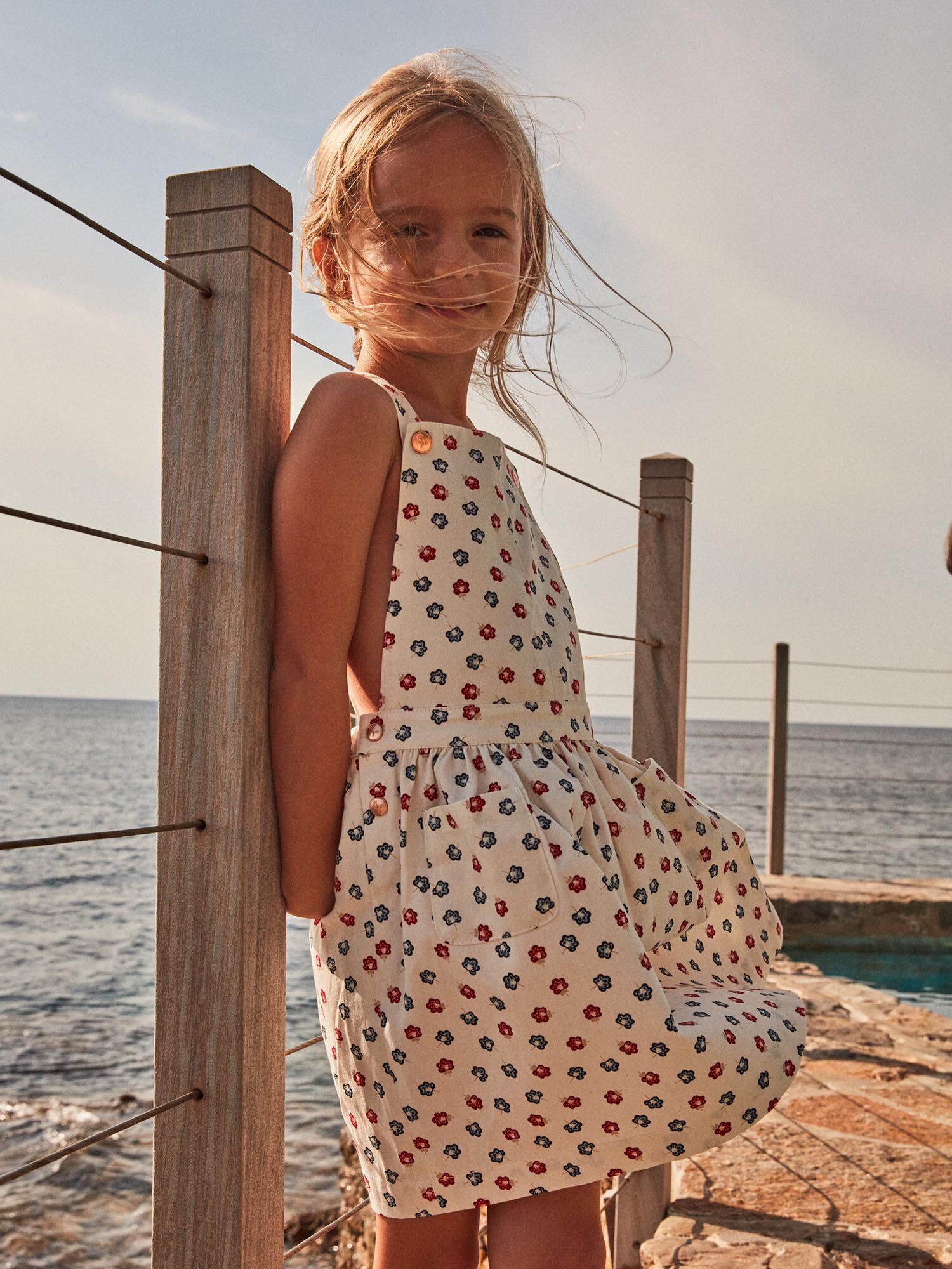 Polka dot hot sale dungaree dress