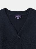 Blue KIDS CARDIGAN NREJACAGE / 25H3PGY1GILC243