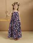 Floral print poplin midi dress child girl CAUROBETTE 1 / 22E2PFU1RBSH701