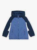 Grey blue hooded Jacket FRABLOCAGE / 23E3PG53BLO717