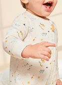 Beige jungle print sleep suit FEDORIAN / 23E5BG25GREA011