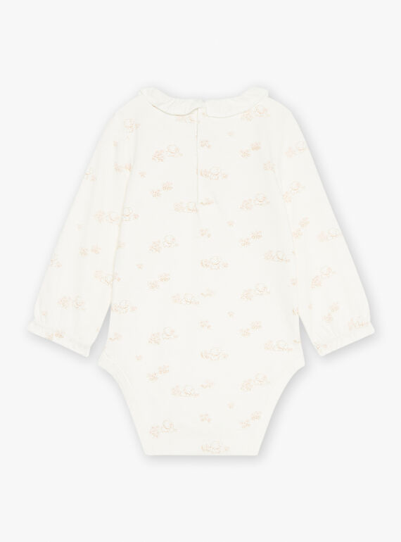 Light pink bodysuit, romper and tights GOLDA / 23H0CFL2ENS301