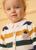 Yellow KIDS CARDIGAN LAMATHIAS / 24H1BGO1GIL107