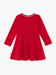Red dress child girl ZLOMETTE4 / 21E2PFK5ROB719