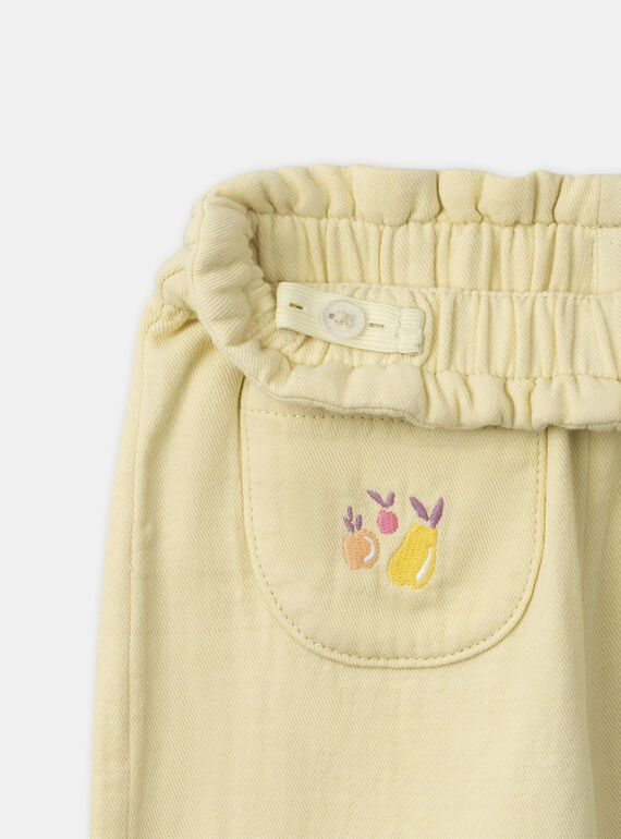 Yellow PANTS MLAPANETTE / 25E2PFK1PANB104
