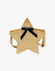 Child girl golden star shoulder bag with sequins BIURENETTE / 21H4PFR1BES954