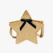 Child girl golden star shoulder bag with sequins