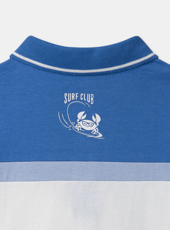 Blue POLO SHIRT MLUCAGE / 25E3PGQ1POL701