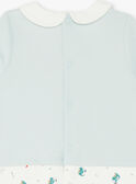White and green water frock coat baby boy ZEBRAN / 21E5BG15GRE020