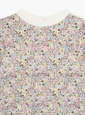 Baby girl floral print jogging top CADORICE / 22E1BFB1JGHB112