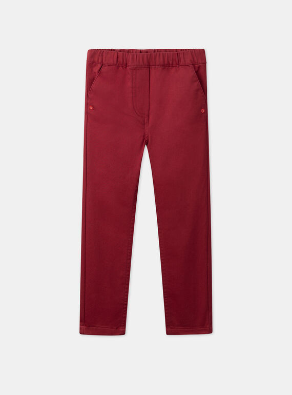 Red PANTS LOJEGETTE / 24H2PFL1PAND307