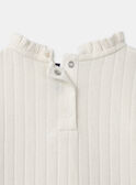 Beige TEE SHIRT LS NLEJERETTE / 25H2PFT3TMLI814