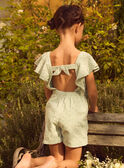 Light green SHORT JUMP SUIT MRECOMETTE / 25E2PFL1CBC602