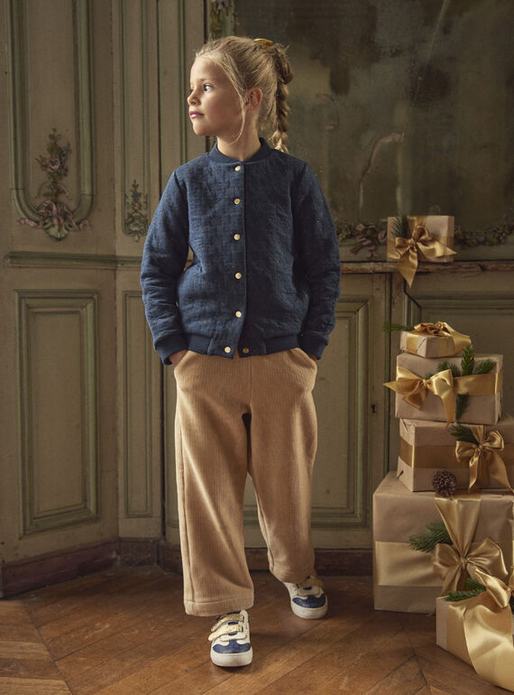 Light beige PANTS NREPANETTE / 25H2PFY1PAN808