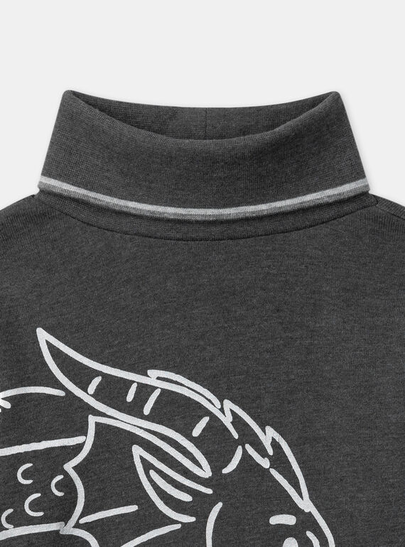 Grey TURTLE NECK LADRAGE / 24H3PGQ1SPLJ922