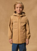 Beige PARKA MROULAGE / 25E3PG31PAR080