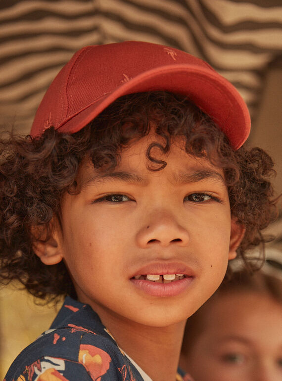 Red twill cap FLITETAGE / 23E4PGP1CHAE406