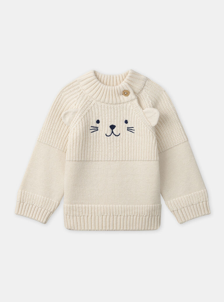 White PULLOVER White PULLOVER NAOREL / 25H1BGW1PULA016