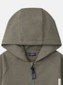 Light green JOGGING TOP MMAZIPAGE / 25E3PG53JGHG600