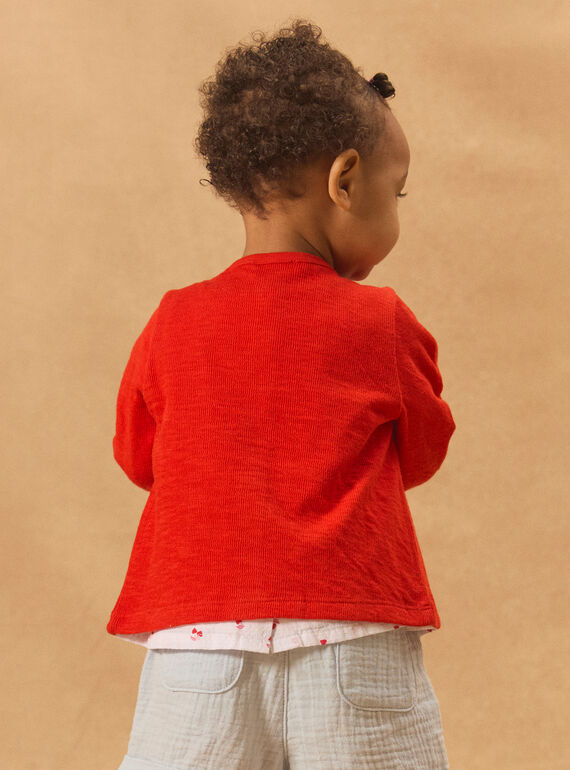 Red CARDIGAN MAURINE / 25E1BFQ1CAR050