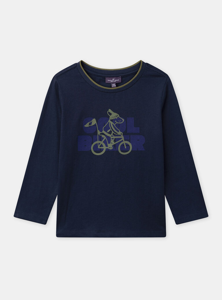 Navy TEE SHIRT LS NUPREMAGE / 25H3PGQ1TML070