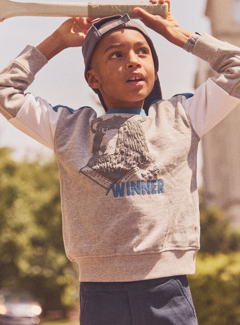 Heather grey SWEAT SHIRT NOURSAGE / 25H3PGP1SWE943