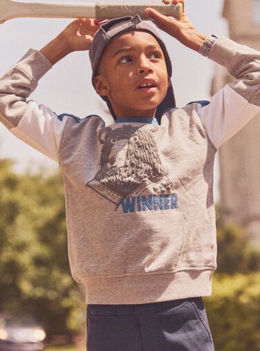 Heather grey SWEAT SHIRT NOURSAGE / 25H3PGP1SWE943