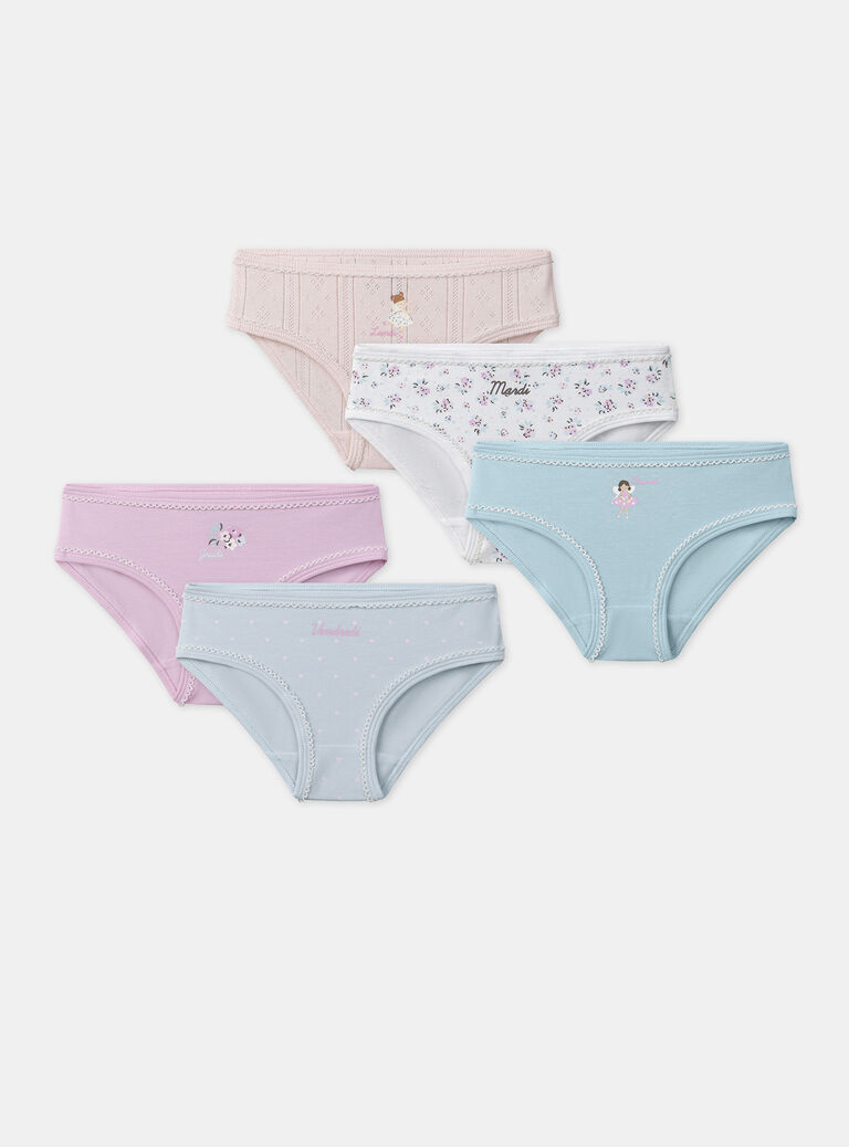 Pale rose BRIEFS / PANTY RIB NEJAZETTE / 25H5PFC4SLR301