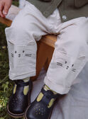 Chalk-white pants in twill GADAEL / 23H1BG81PAN632