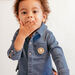 Baby Boy Sunshine Embroidered Denim Shirt