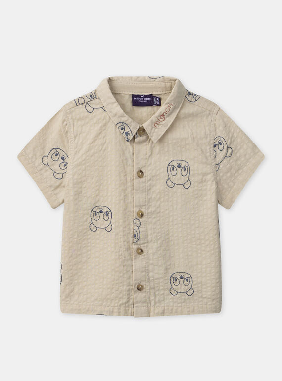 Light beige SHIRT MAYOAN / 25E1BGR1CHM806