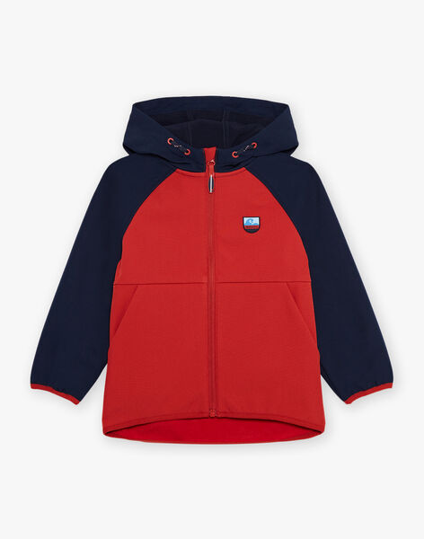 Red hooded Jacket FRAPOLAGE / 23E3PG52BLO713