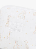 Off white pencil case with giraffe print FOUNTAIN / 23E0AM61TRN000