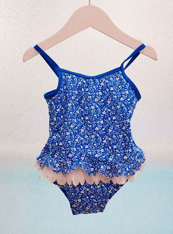 Baby girl's floral print one-piece swimsuit CIVAINA / 22E4BFO2MAI208