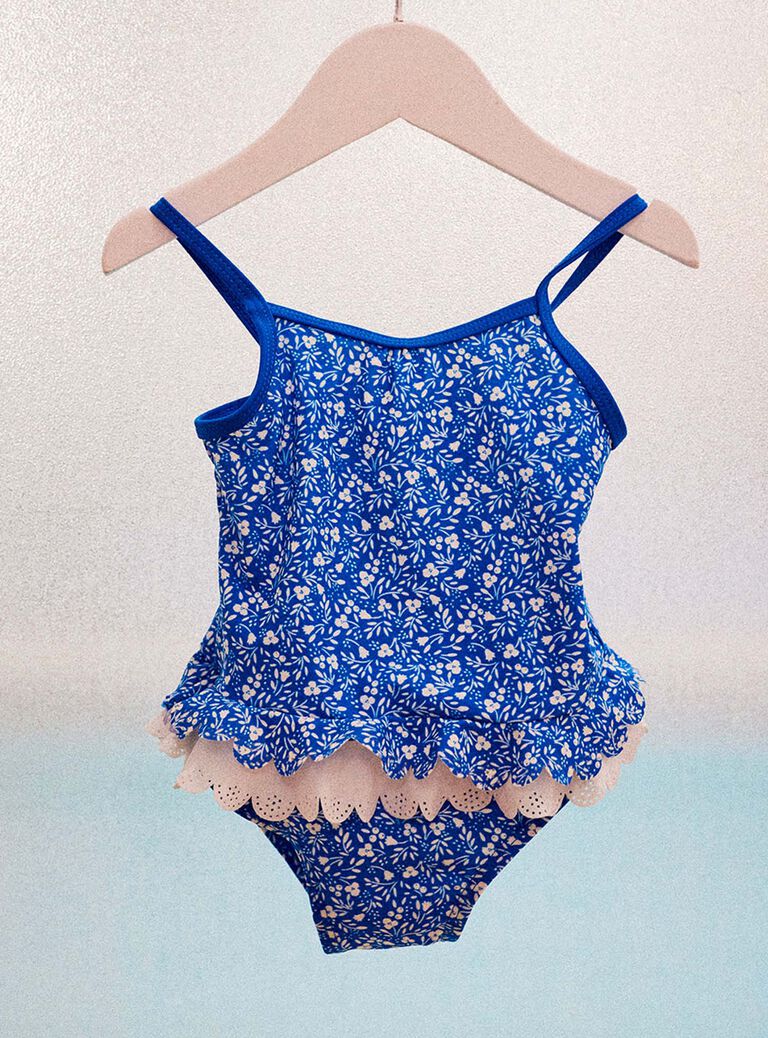 Baby girl's floral print one-piece swimsuit Baby girl's floral print one-piece swimsuit CIVAINA / 22E4BFO2MAI208