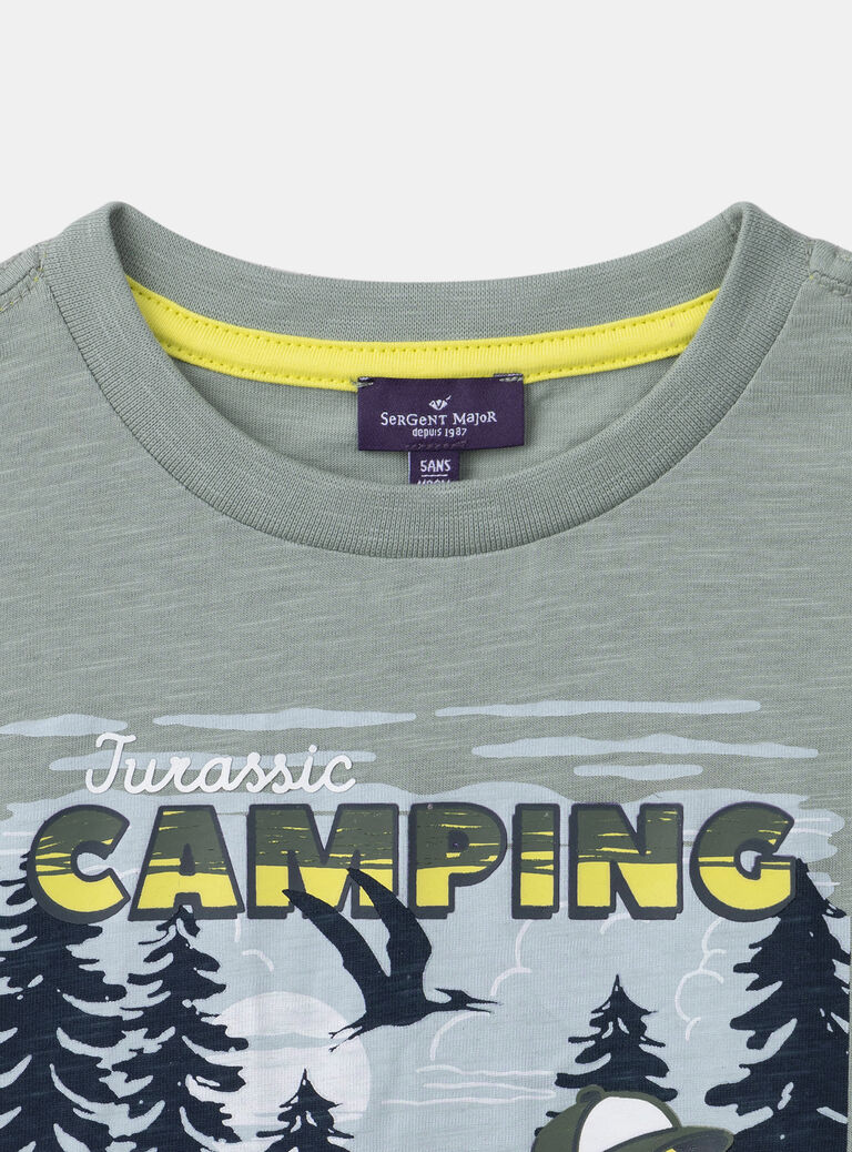 Light green TEE SHIRT SS MITICHAGE / 25E3PG92TMCG600